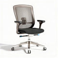 Chaise de bureau ergonomique en mesh noir avec accoudoirs réglables 50 x 60 x 100cm